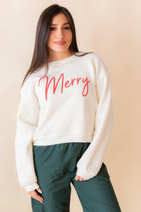 Merry Puff Mid Graphic Sweatshirt