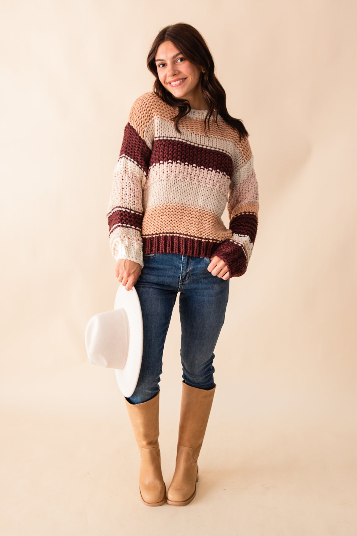 Butter Pecan Chunky Sweater