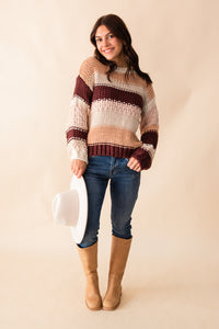 Butter Pecan Chunky Sweater