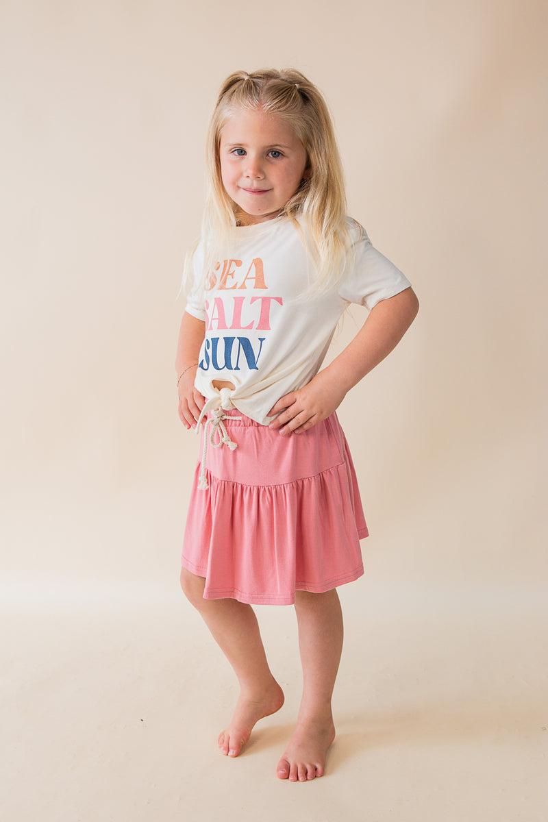 Girl's Tie Front Shirt