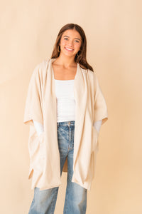 Lisha Belted Poncho