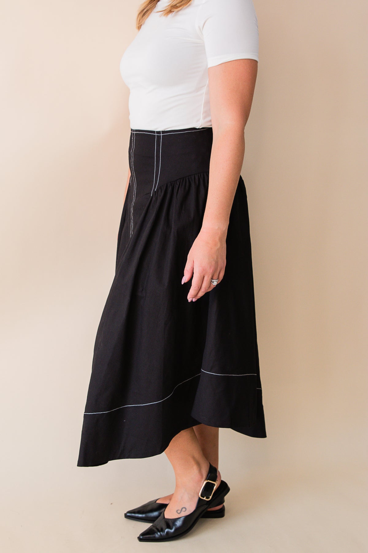 Whisper Hem Maxi Skirt
