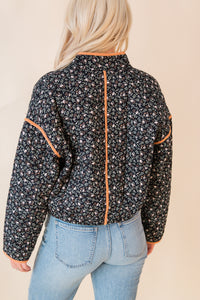 Flower Vase Puffer Jacket