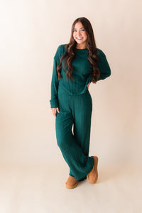 Dawn Smocked Rib Pant