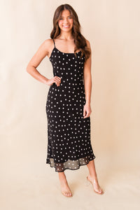 Cecily Polka Dot Slip Dress