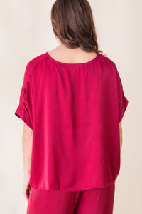 Sweet Treat Dolman Sleeve V-Neck Top