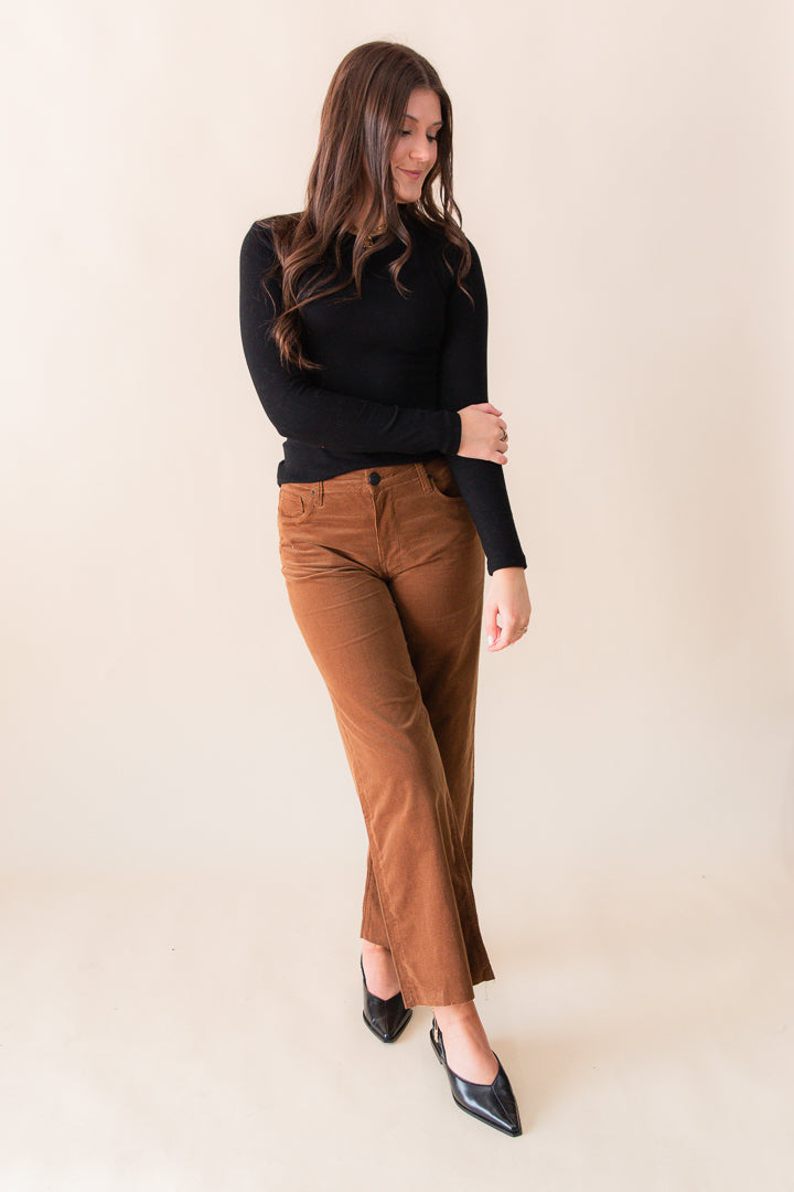 Noelie-Scoop Neck Long Sleeve Knit Top