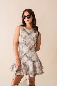 Cedar Plaid Mini Dress
