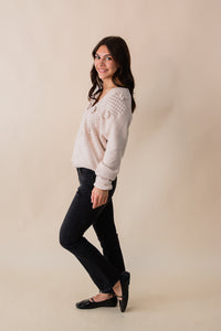 Rosetta Knit Flowers Cardigan