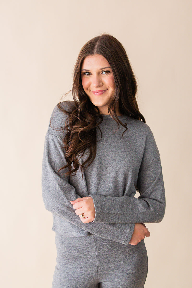 Downtown L/S Knit Top