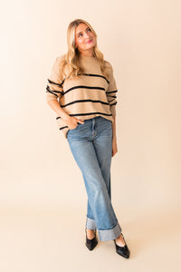 Boyfriend Striped Sweater