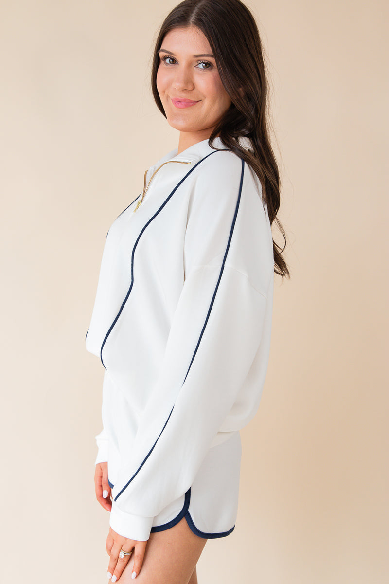 Cloud P Quarter Zip