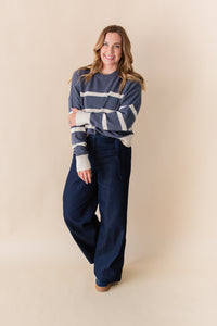 Jordane Striped Sweater