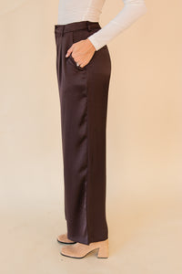 Culture Satin Wide Leg Pant