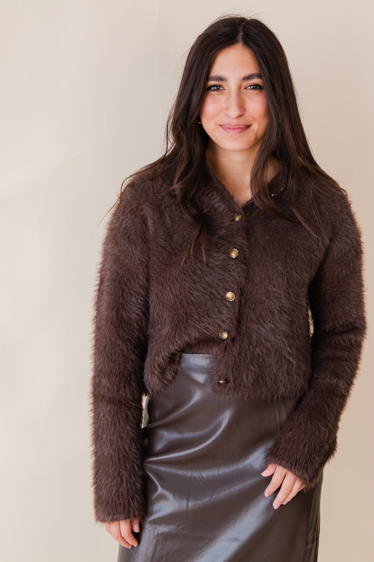 Zephyr Faux Fur Cardigan