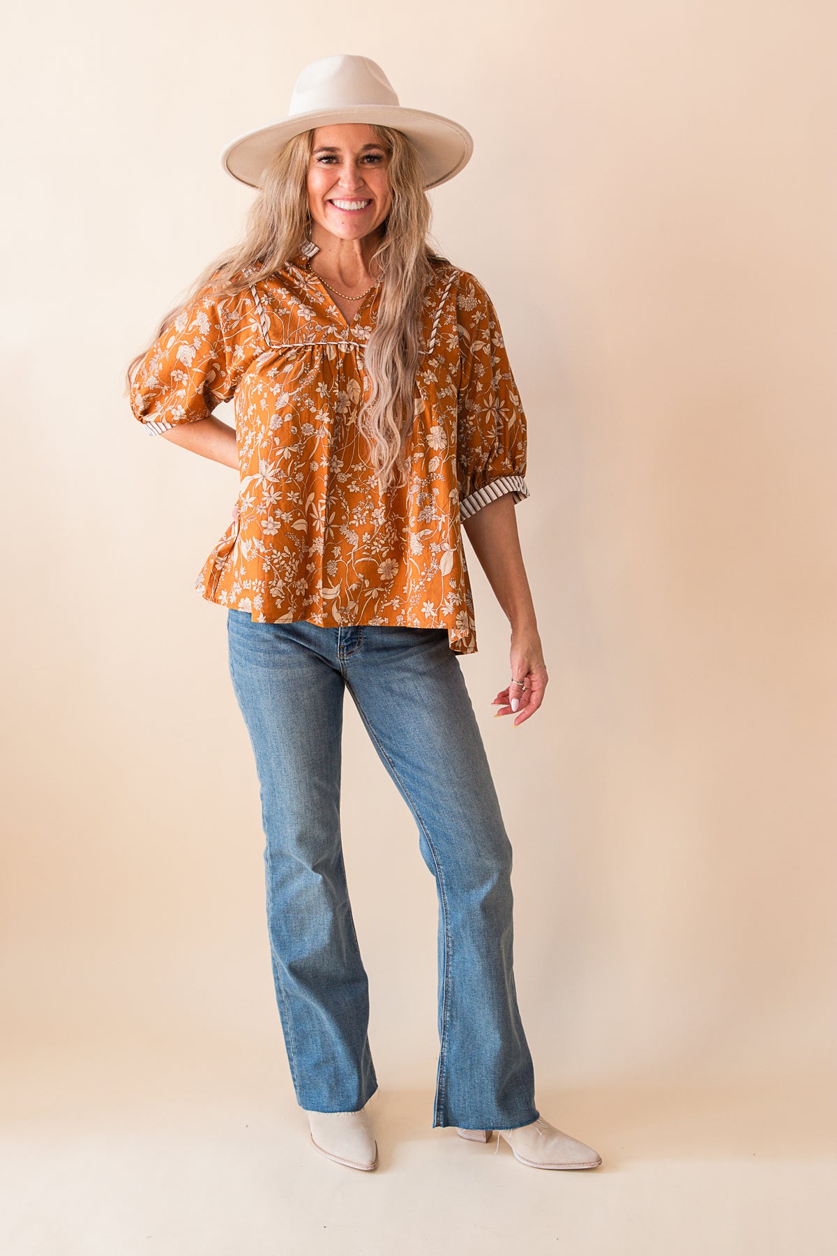 Liz Bubble Blouse