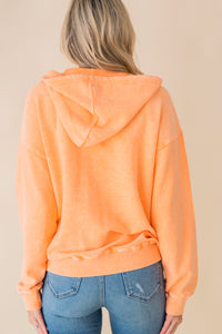 Emily Oversized Vintage Zip Up Hoodie