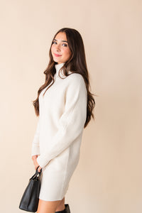 Anya Turtleneck Tunic Sweater