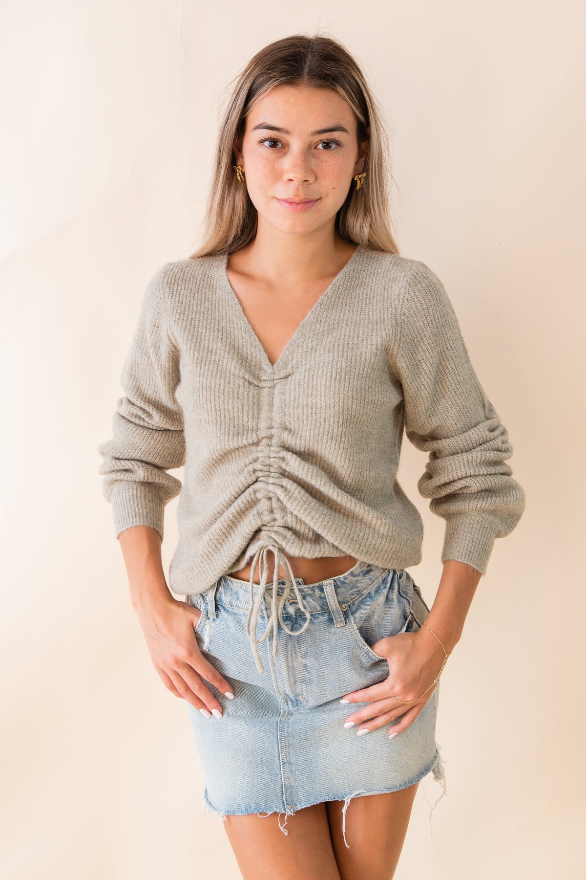 Shreveport Ruched Sweater