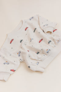 Relaxed Fleece Sweatshirt Cars