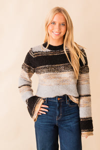 Millie Mixed Yarn Sweater