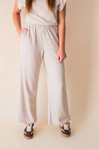 Cindy Elastic Waist Pull Up Knit Pant