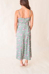 Hostess V-Neck Slip Maxi Dress