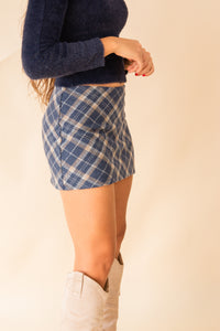 As If Plaid Mini Skirt