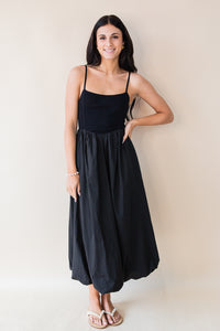 Adriana Bubble Skirt Midi Dress
