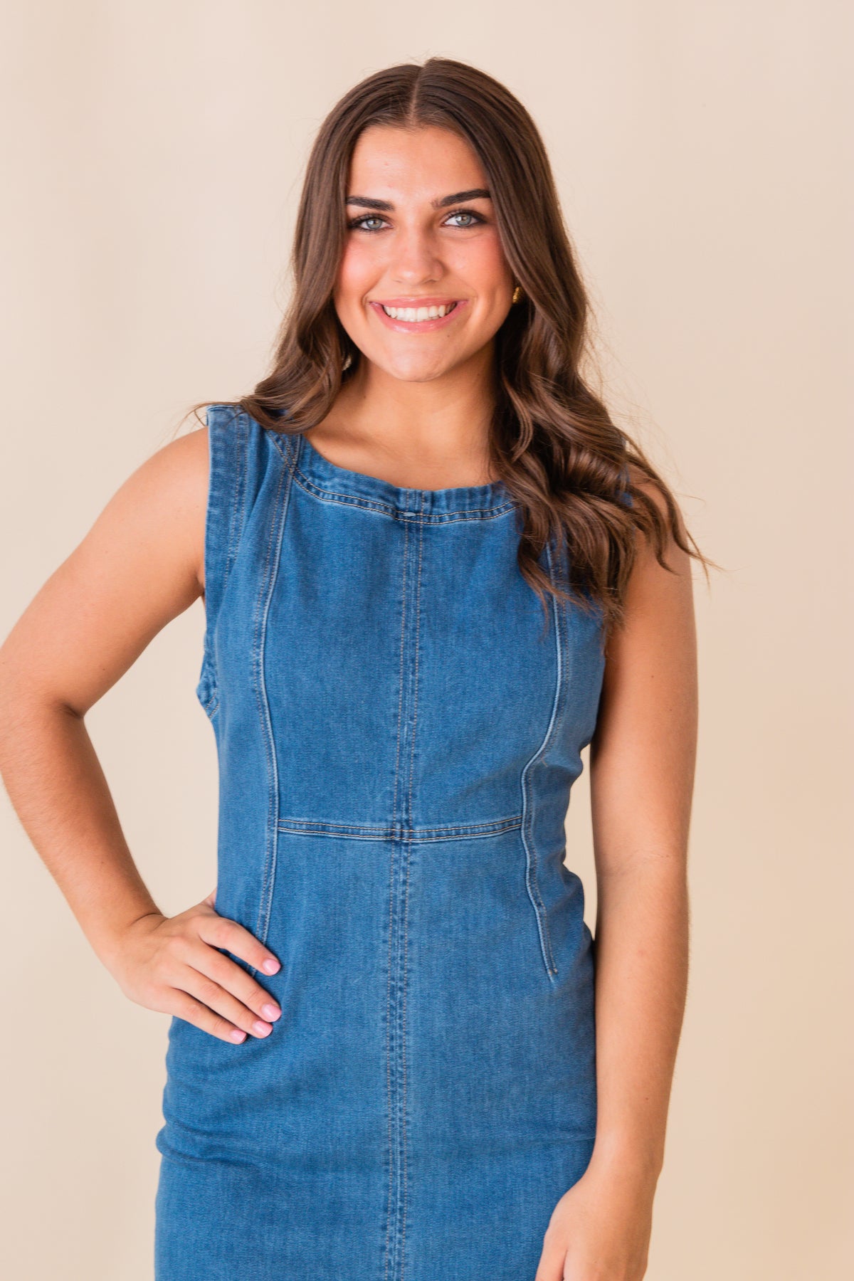 Oliver Denim Mini Dress