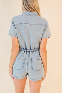 Elias Denim Romper