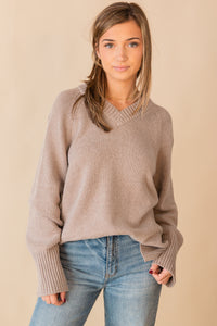 Boulevard V-Neck Sweater