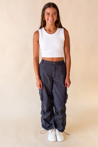 T Parachute Long Cargo Pants