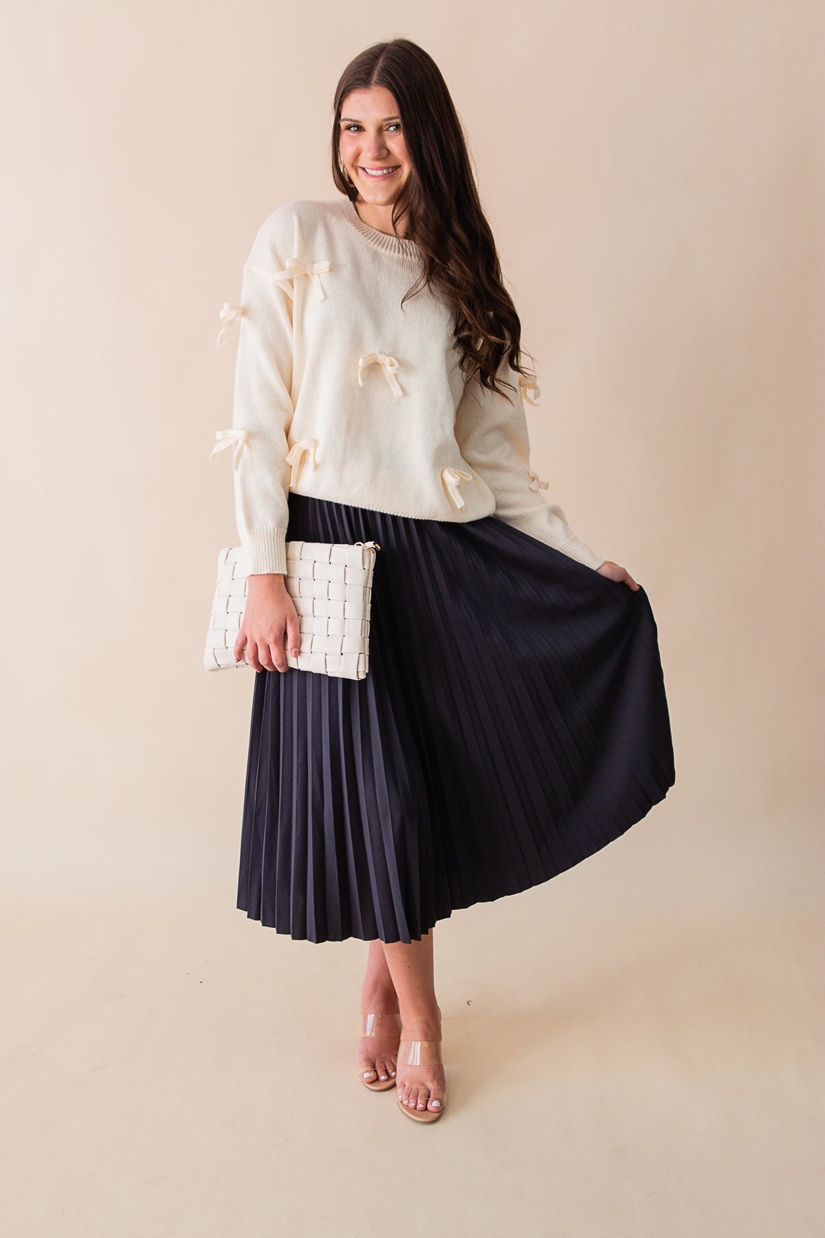 Full of Charm Pleated Skirt