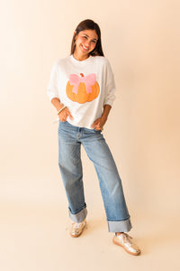 Pretty Pumpkin Relaxed Sweatshirt