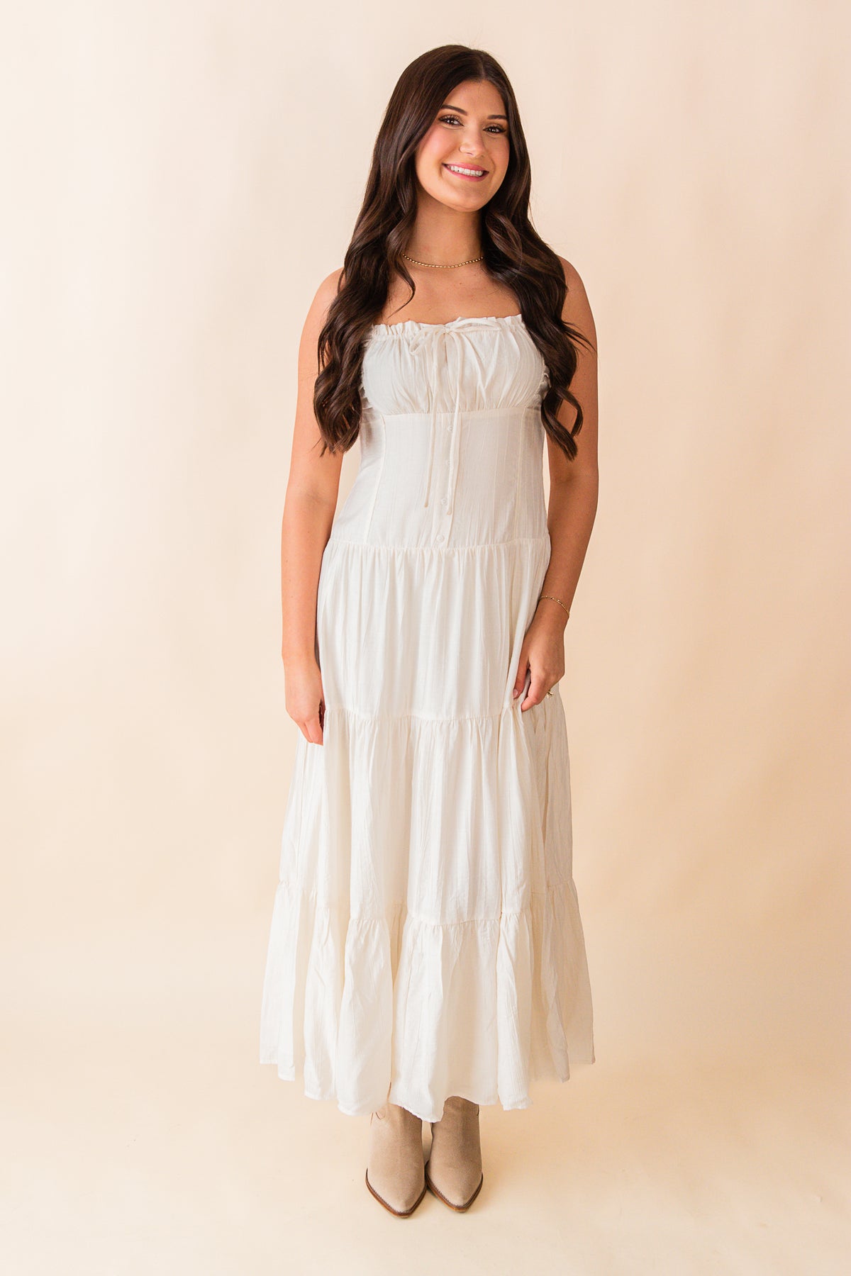 Light a Fire Crinkled Maxi Dress