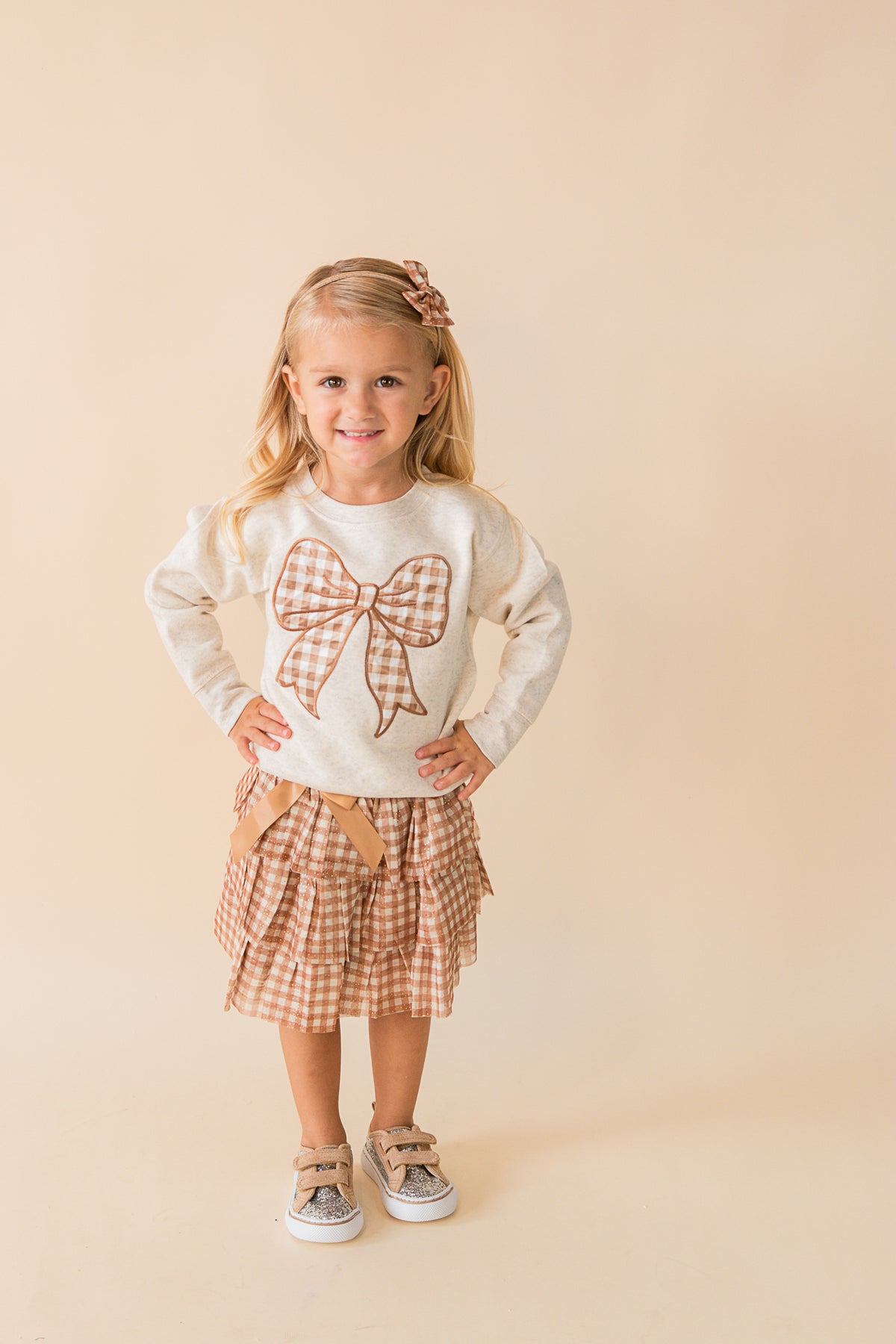 Gingham Tulle Tiered Tutu
