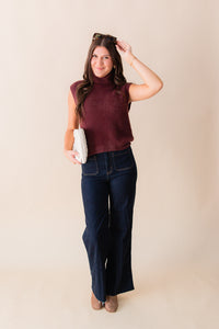 Crosby Fuzzy Turtleneck Sweater