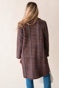 Marceau Houndstooth Coat