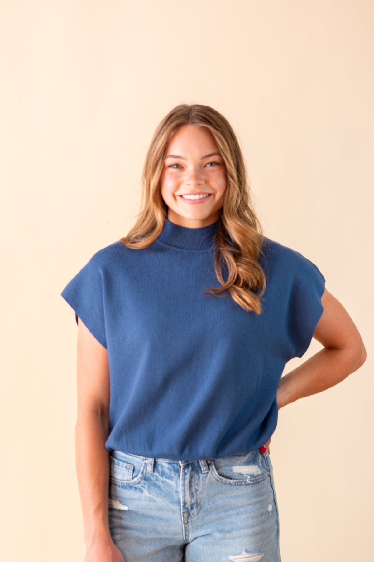 Polly Mock Neck Top