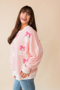 Pretty Boo Bow Sweatshirt