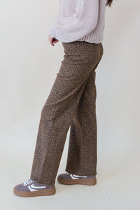 Jj Super High Wide Leg Leopard Jean