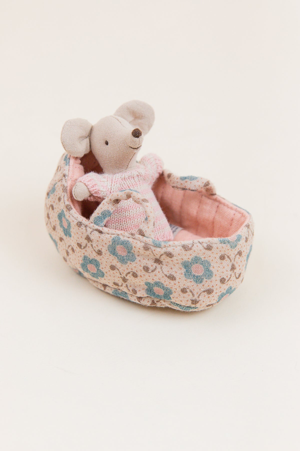 Baby Mouse in Carry Cot