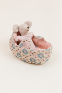 Baby Mouse in Carry Cot