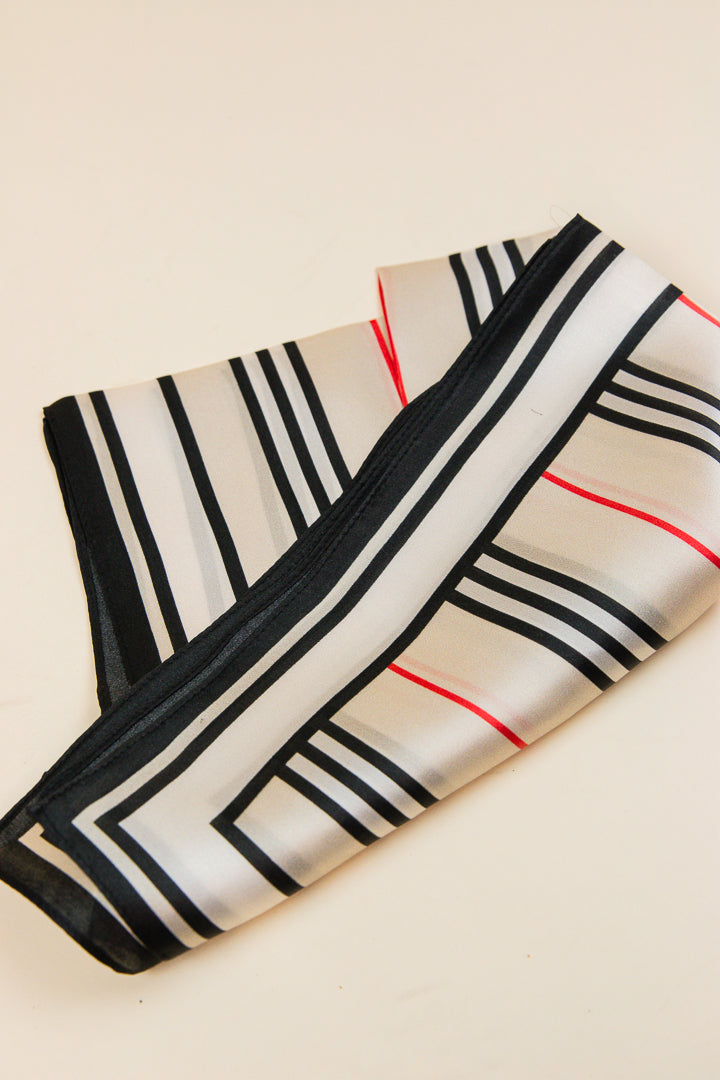 Vintage Striped Scarf