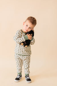 Checkered Fleece Sweatpants