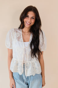Xena Tie Detail Top
