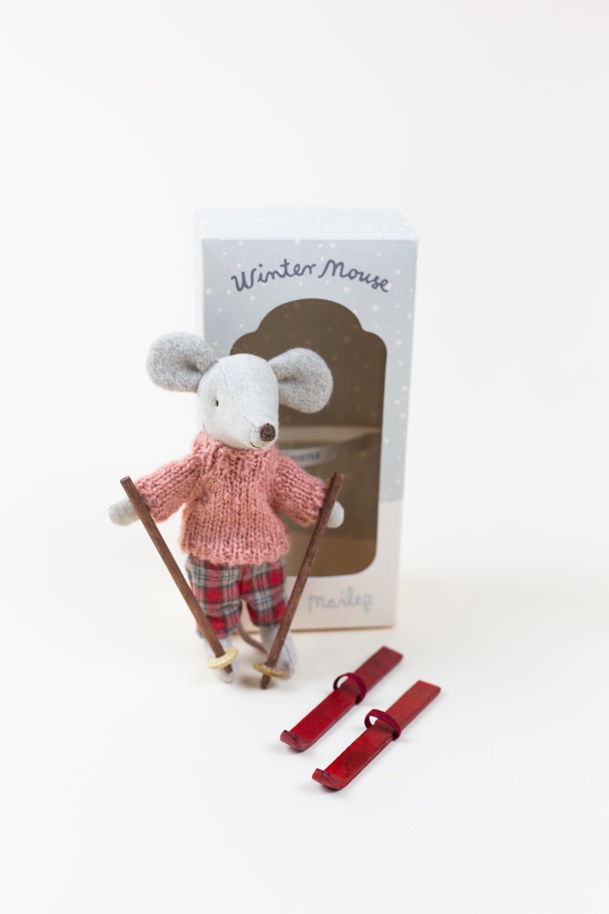 Winter Mouse With Ski Set, Big Sister