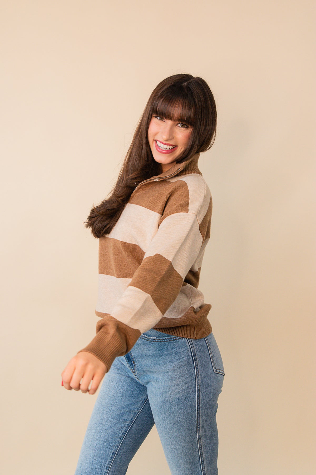 Juno Striped Sweater