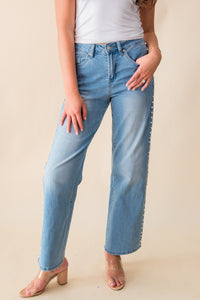 Ronnie Wide Leg Pearl